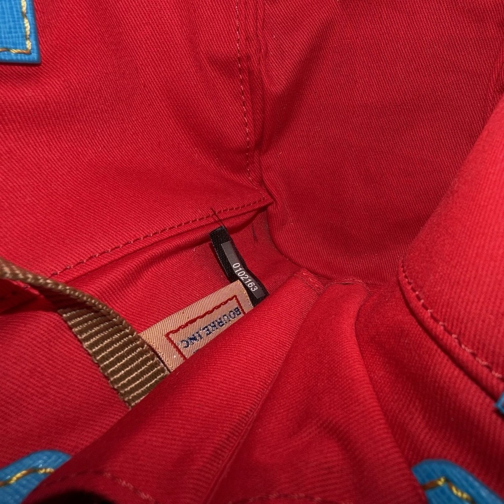 Dooney & Bourke 1975 Logo Bag Domed Crossbody Ruby Top Handle Wht/ Multi Zip Top - Picture 8 of 12